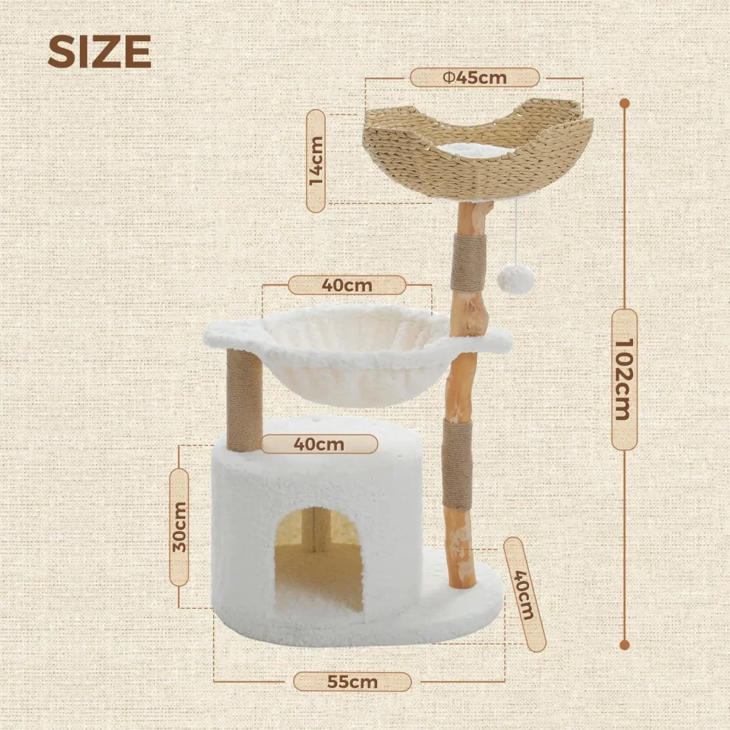 Kratzbaum Kavaly 3 Katzen KratzbaumKavaly8